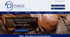 Desktop Screenshot of dbce.net.au